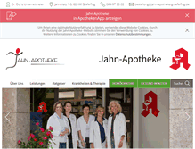 Tablet Screenshot of jahn-apotheke-graefelfing.de